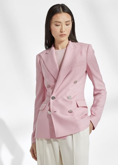 Chaquetas Ralph Lauren Mujer Rosas - Camden Cashmere - MDFTV6081